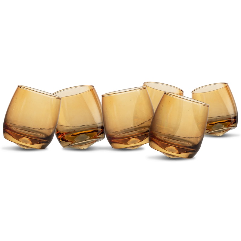 Juomalasit 6 kpl:n pakkaus, Amber