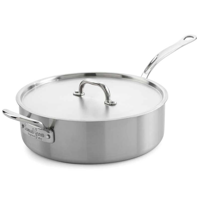 Sauté-Pannu Kannella Ruostumaton Teräs, Ø26 cm