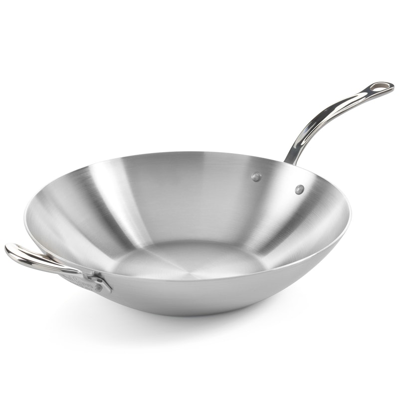 Wokkipannu Ruostumaton Teräs, Ø32 cm