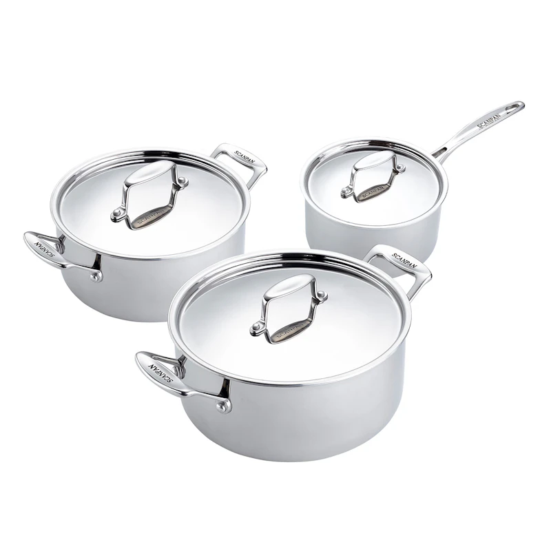 Fusion 5 Set Of Pots, 3 Pcs