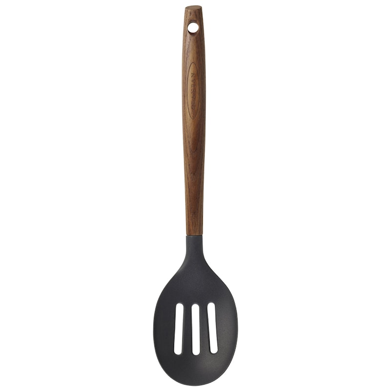 Kauha Lävistetty 31 cm, Musta