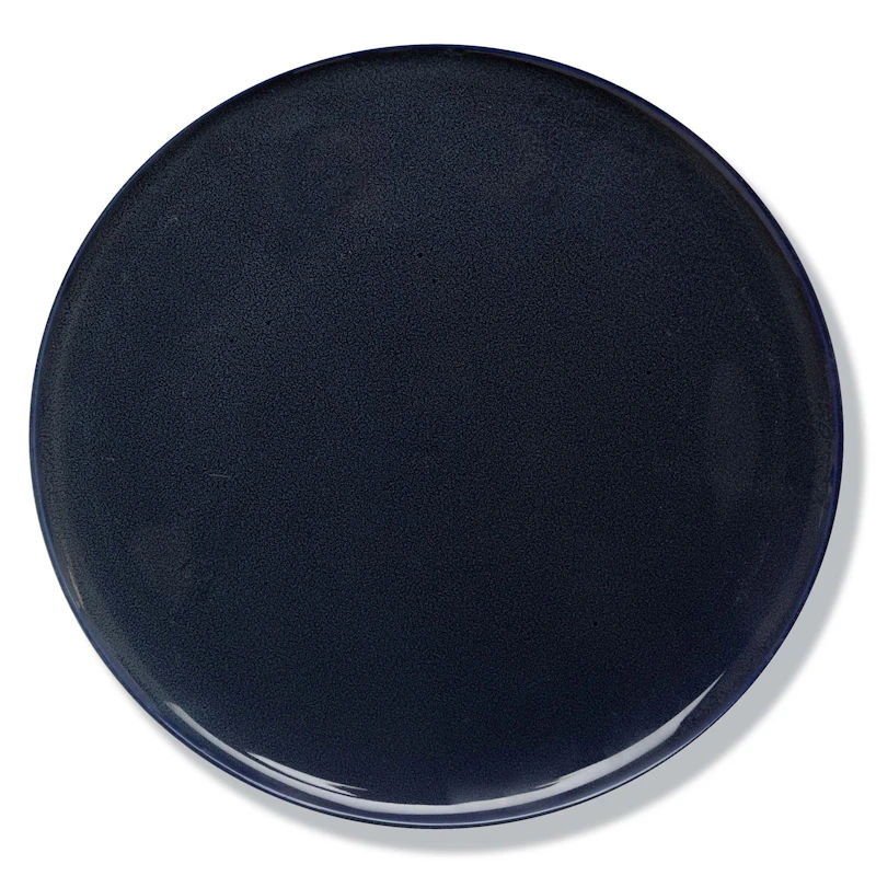 PLATE L DARK BLUE