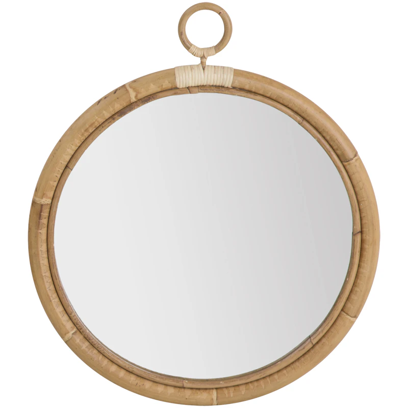 Ella Seinäpeili Rottinki Luonnollinen, Ø50 cm