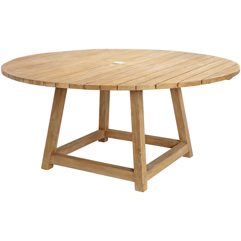 George Ruokapöytä Outdoor Teak, Ø160 cm