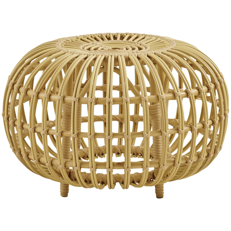 Ottoman Jalkajakkara Outdoor Luonnollinen, Ø55