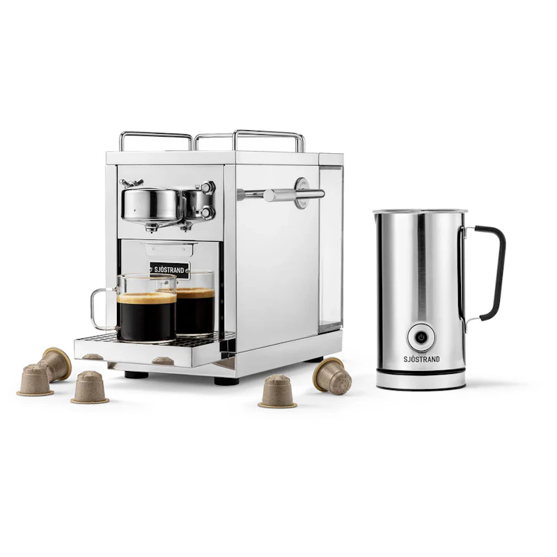 Original 2.0 Kapselikone & Maidonvaahdotin, Teräksenharmaa