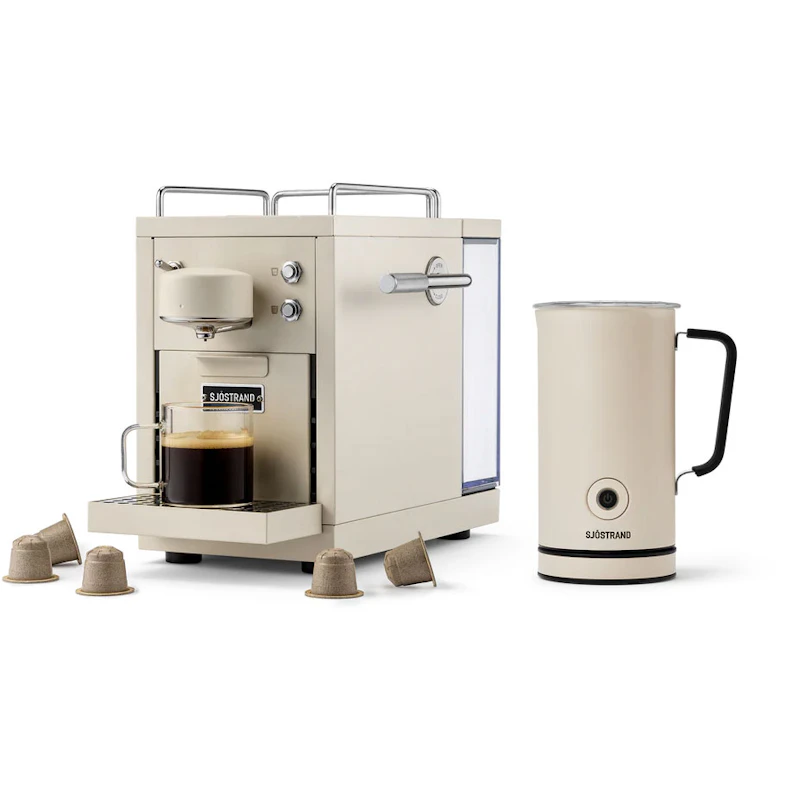 Original 2.0 Kapselikone & Maidonvaahdotin, Beige