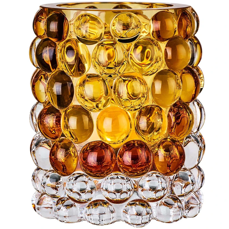 Hurricane Boule Kynttilänjalka Regular 12 cm, Amber