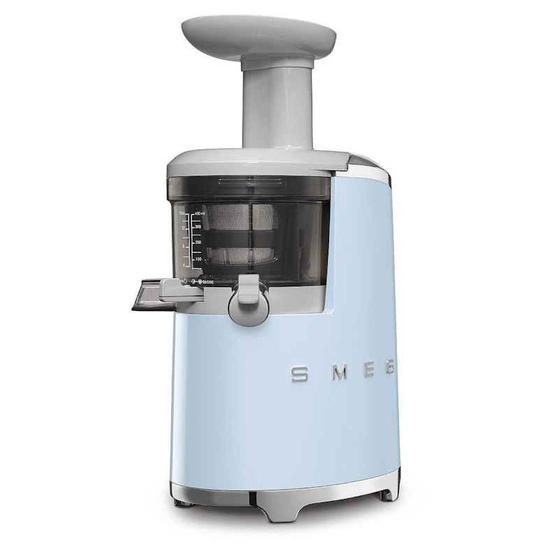 Smeg Slowjuicer, Pastellinsininen