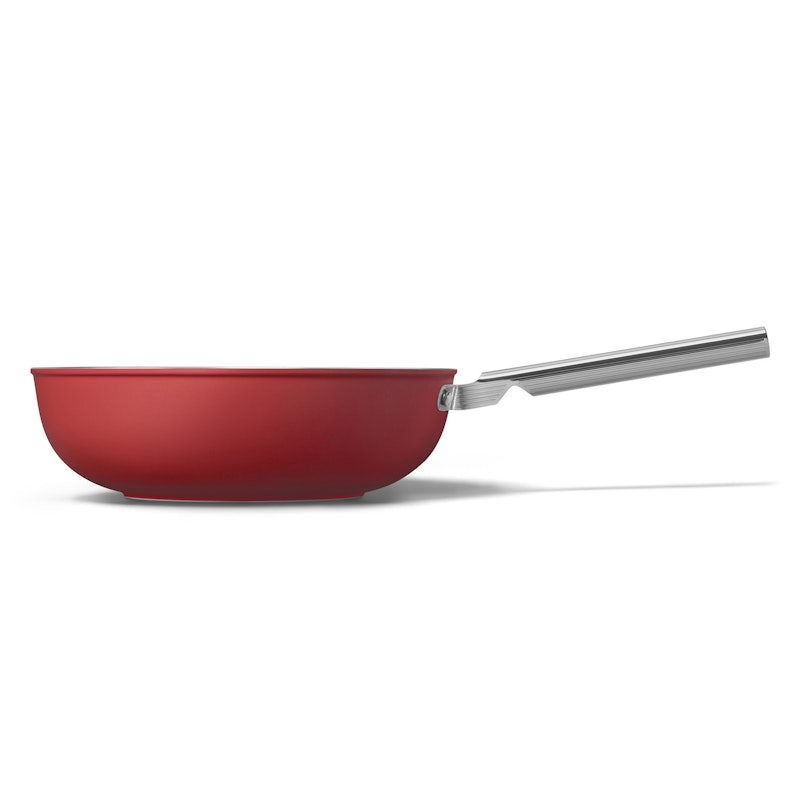 Wokkipannu 30 cm,  Punainen