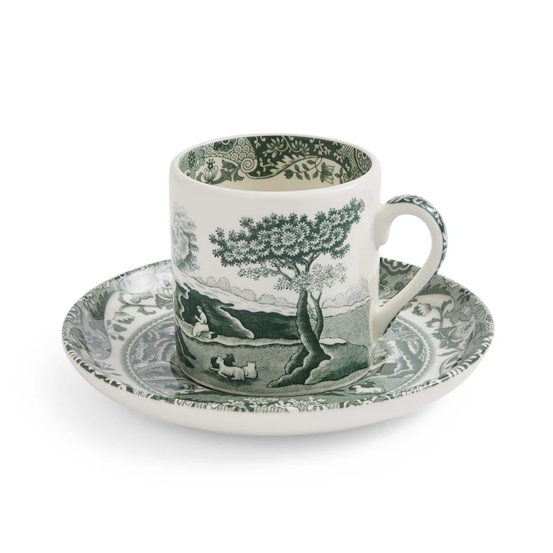 Heritage Green Italian Espressokuppi 9 cl, Vihreä