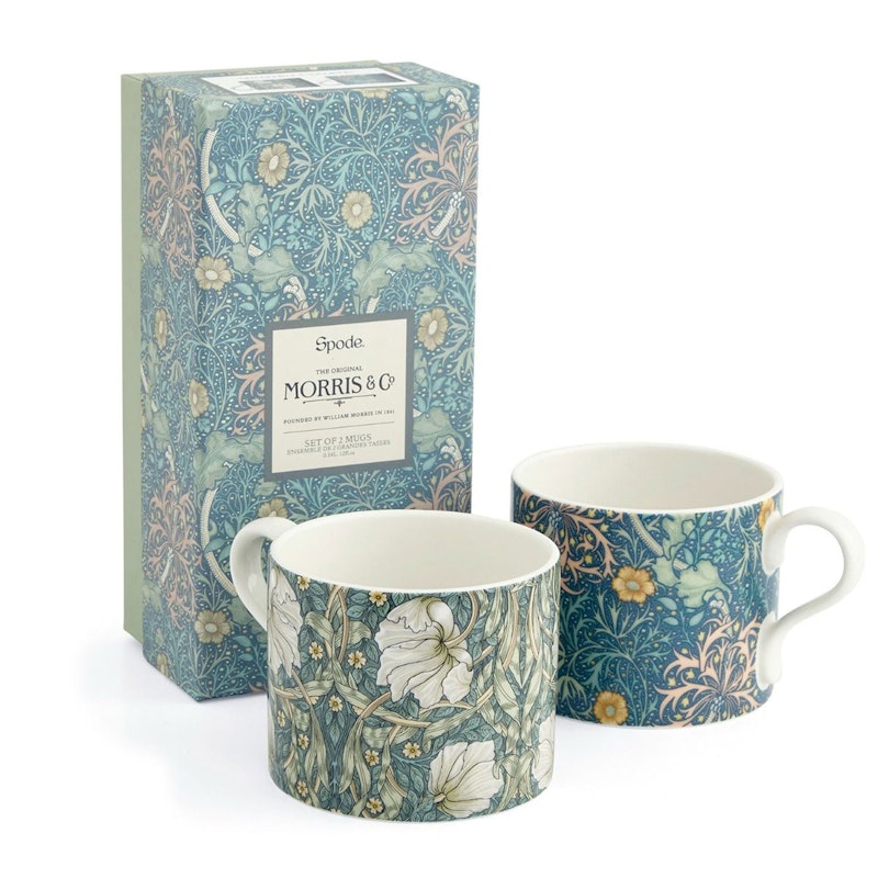 Morris & Co Mukit 2-pakkaus, Seaweed/Pimpernel