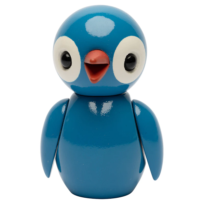 Grateful Spring Bird Puuhahmo 6,5 cm, Vaaleansininen