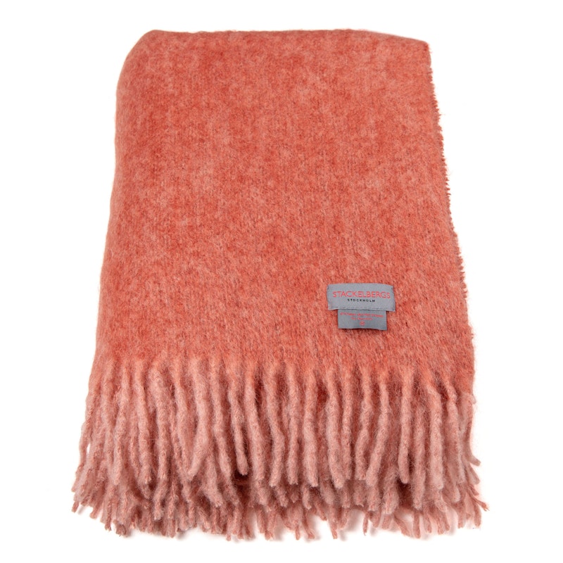 Mohair Huopa 130x170 cm, Oranssi/Rose