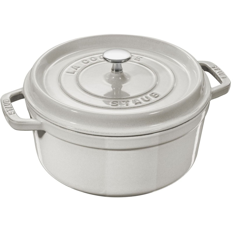 Staub Annosvuoka Pyöreä, 24 cm 3,8 L, Valkoinen