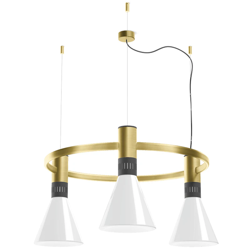 Cono Riippuvalaisin Ø78, Satin Gold