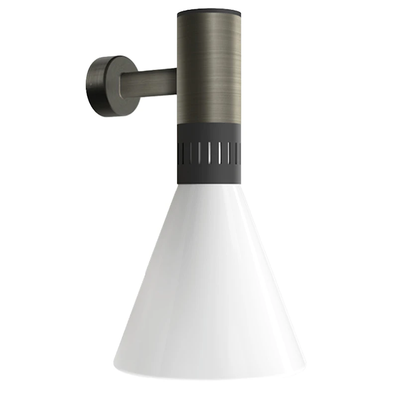 Cono Seinävalaisin Ø25, Satin Black Nickel