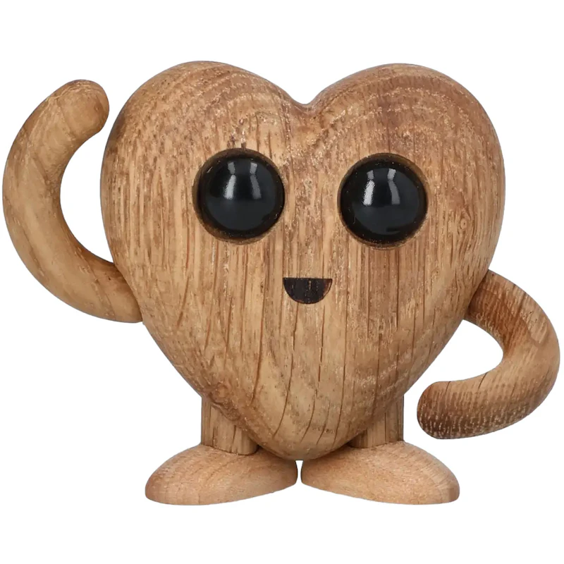 Hugo Heart Puuhahmo Sydän, 5 cm