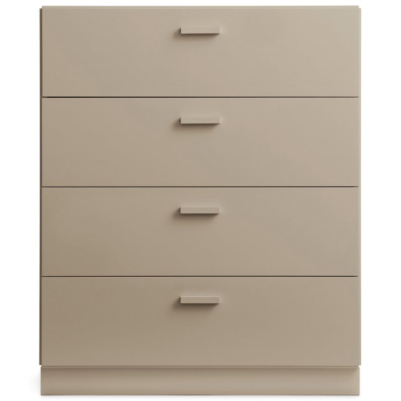 Relief Lipasto Leveä Jalustalla, Beige