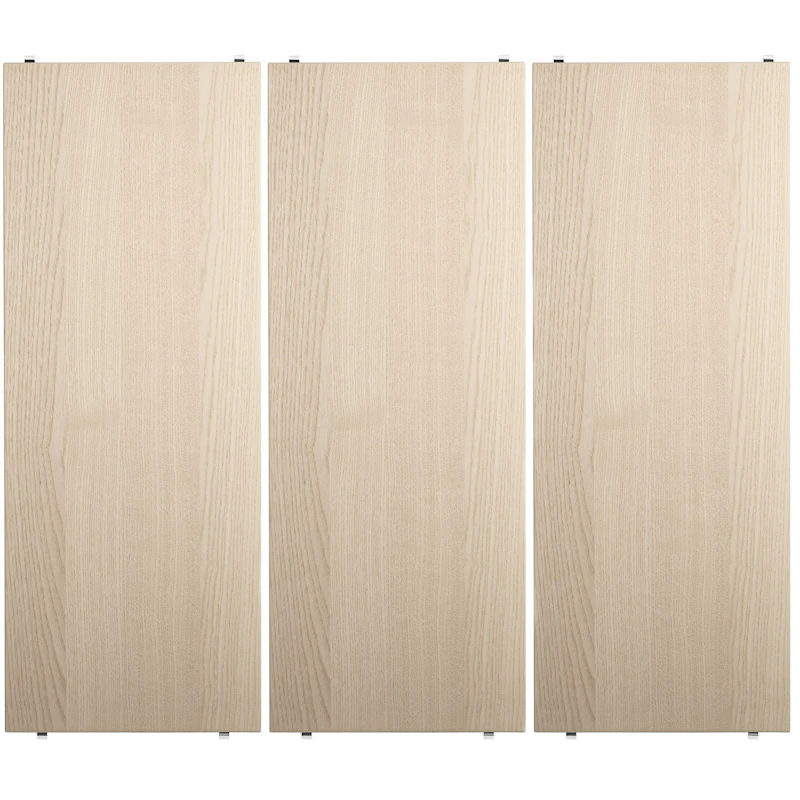 String Hyllyt 3 kpl:n pakkaus 78x30 cm, Saarninväriset