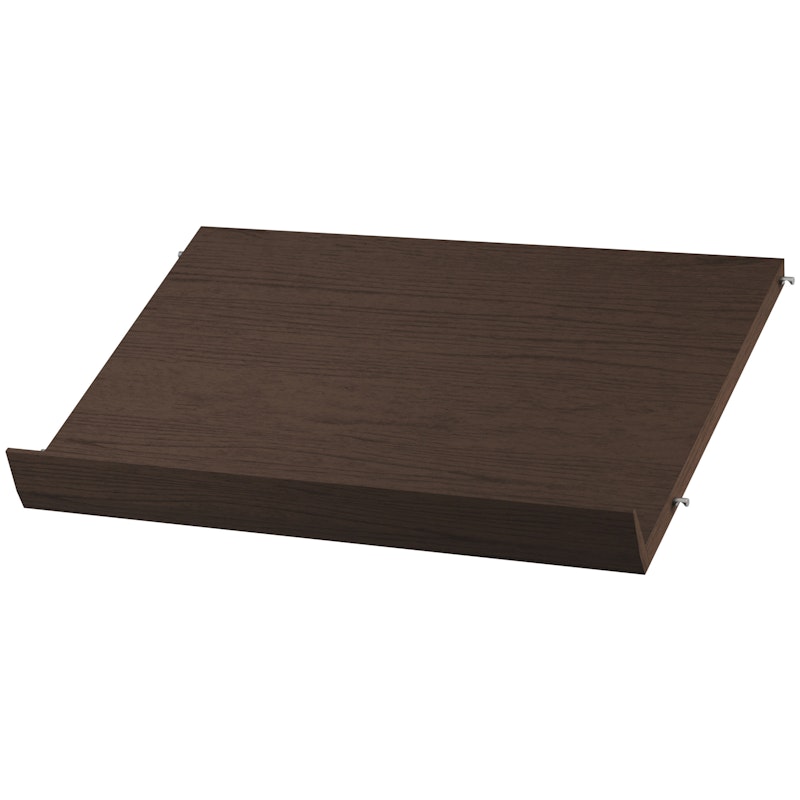 String Lehtihylly 58x30 cm, Tumman Tamminen