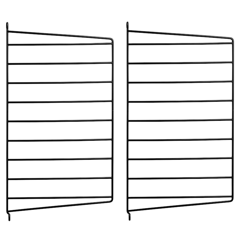 String Paneelit 30x50 cm 2 kpl:n pakkaus, Mustat