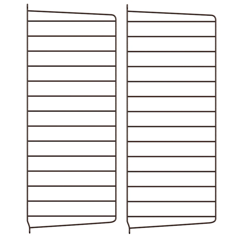 String Paneelit 30x75 cm 2 kpl:n pakkaus, Tummanruskeat