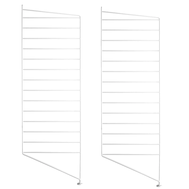 String Paneelit Lattia 30x115 cm 2 kpl:n pakkaus, Valkoiset