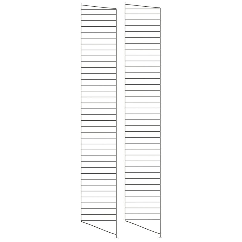 String Paneelit Lattia 30x200 cm 2 kpl:n pakkaus, Tummanharmaat