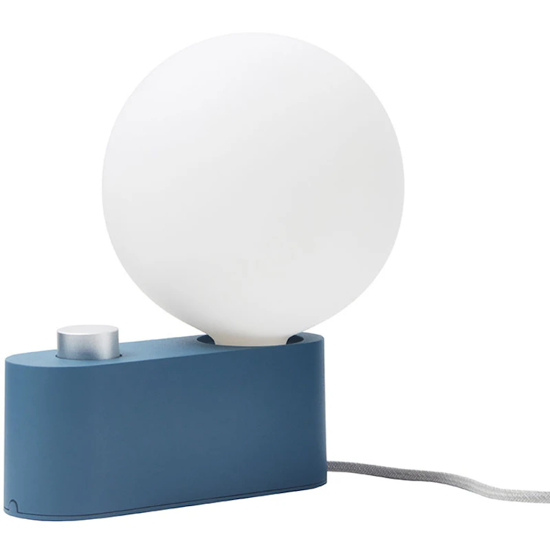 Alumina Table Lamp with Sphere IV, Blue