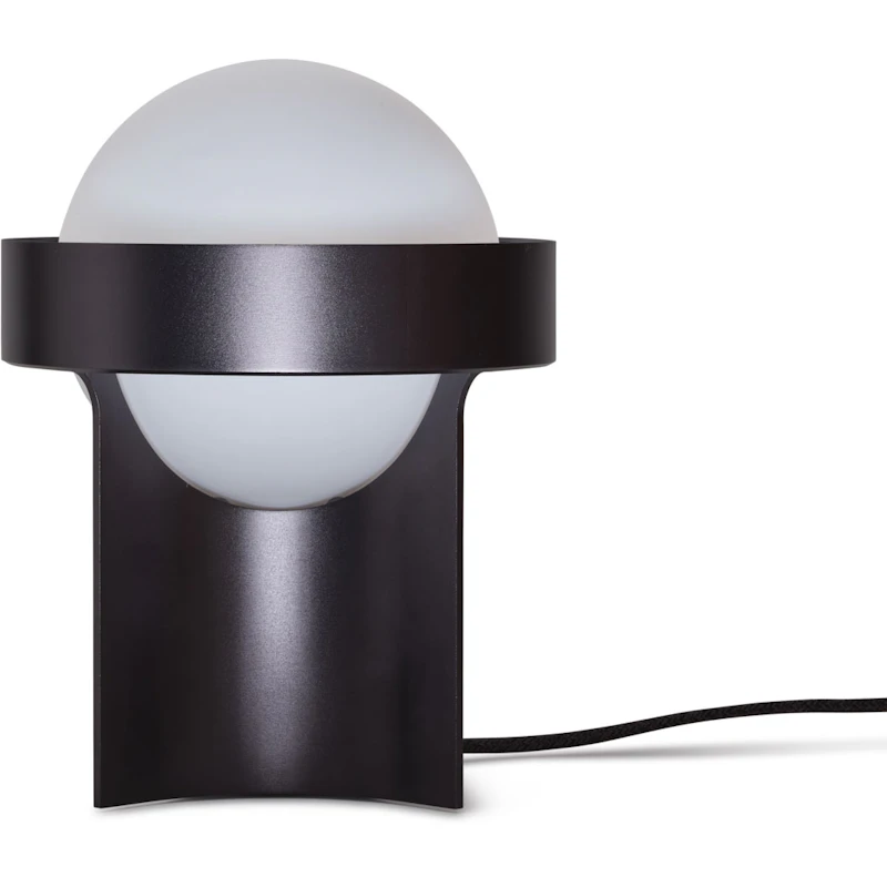 Loop Table Lamp with Sphere IV, Dark Grey