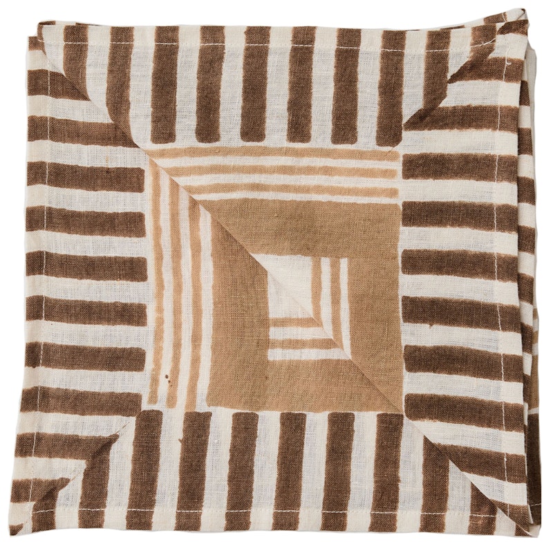 Ella Servetti 50x50 cm, Hazelnut