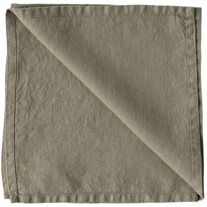 Linen Servetti 45x45 cm, Olive