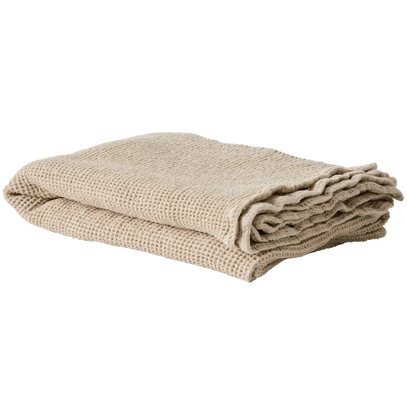 Nella waffle Pyyhe 100x150 cm, Beige