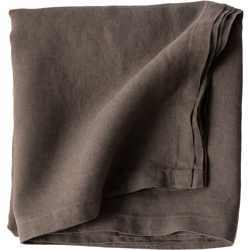 Linen Pöytäliina 145x145 cm, Ruskeanharmaa