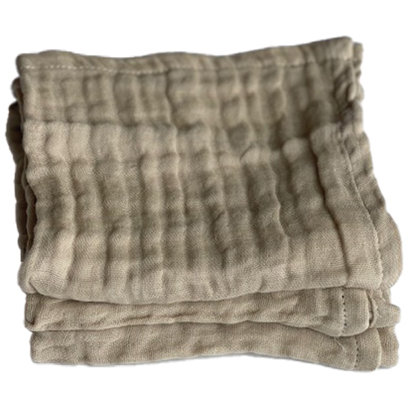 Fine Kasvopyyhkeet 30x30 cm 3 kpl:n pakkaus, Pale Honey