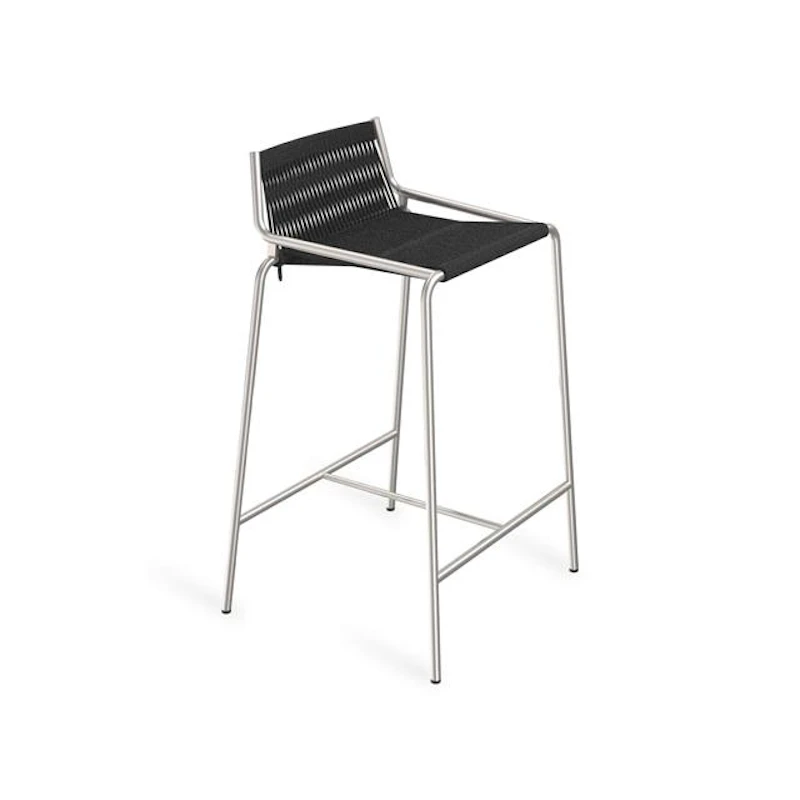 Noel Baarijakkara Ruostumaton teräs/Musta pellava H67 cm