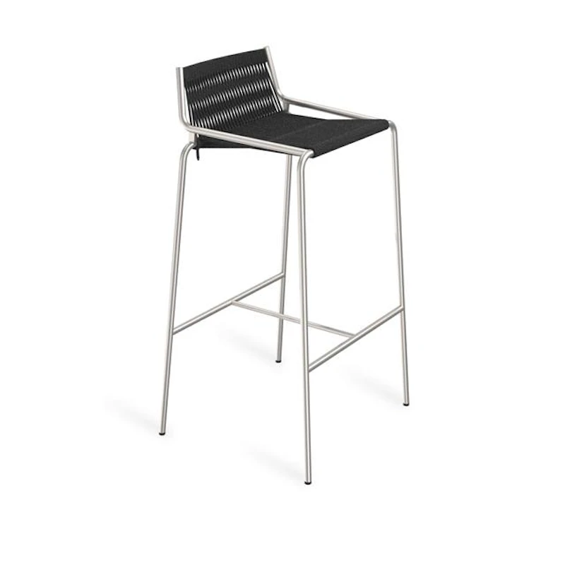 Noel Baarijakkara Ruostumaton teräs/Musta pellava H77 cm