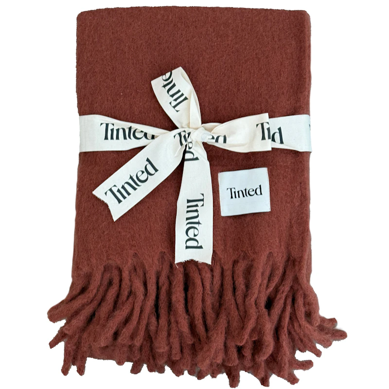 Fridh Huopa Mohair 130x170 cm, Rust