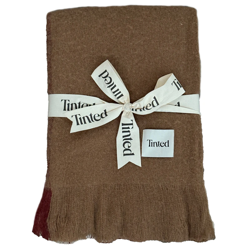 Tunell Villahuopa 130x170 cm, Ruskea / Wine Red