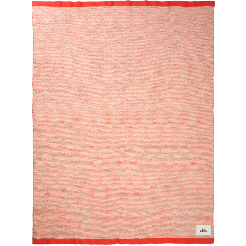 Thread Viltti 140x180 cm, Oranssi / Valkoinen