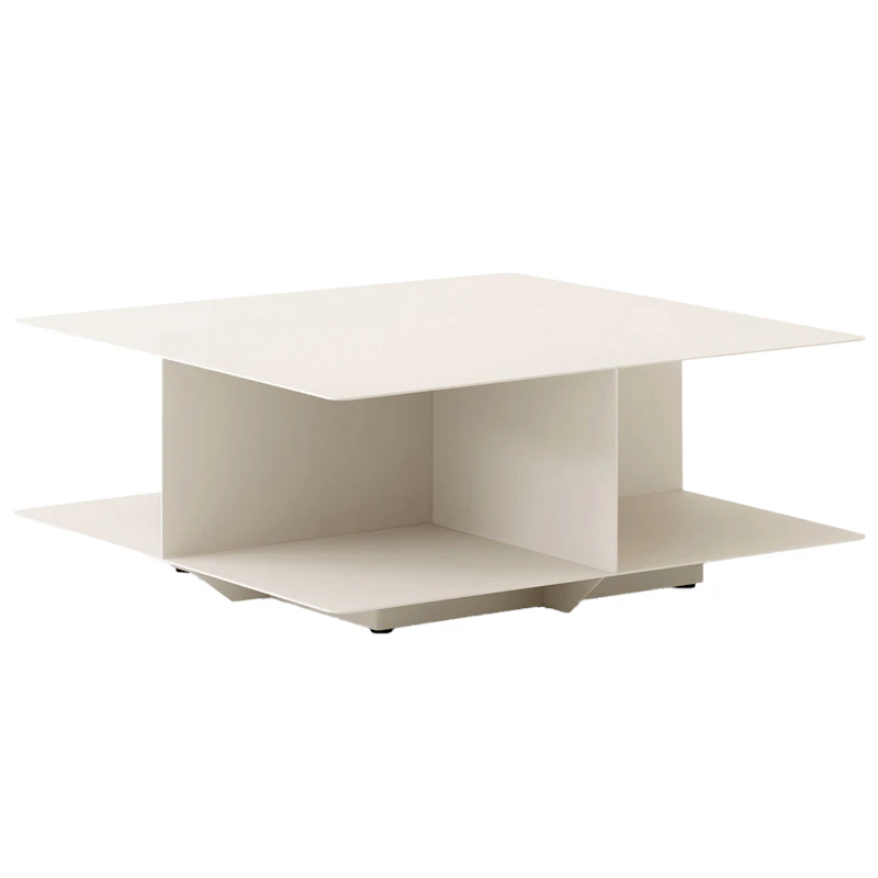 Develius EV3 Sohvapöytä 89x89 cm, Ivory