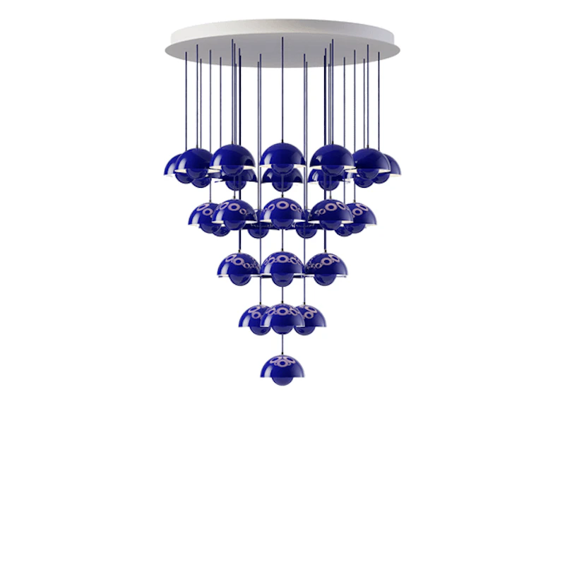 Flowerpot VP10 Kattokruunu 31 Kpl Ø89 Cobalt Blue