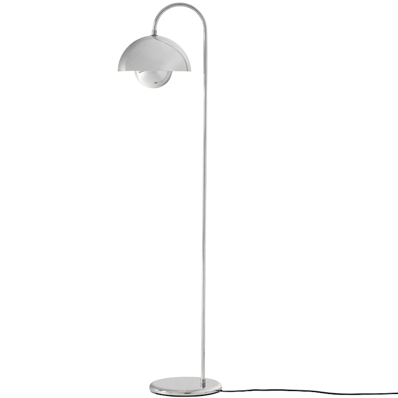Flowerpot VP12 Lattiavalaisin, Chrome-Plated