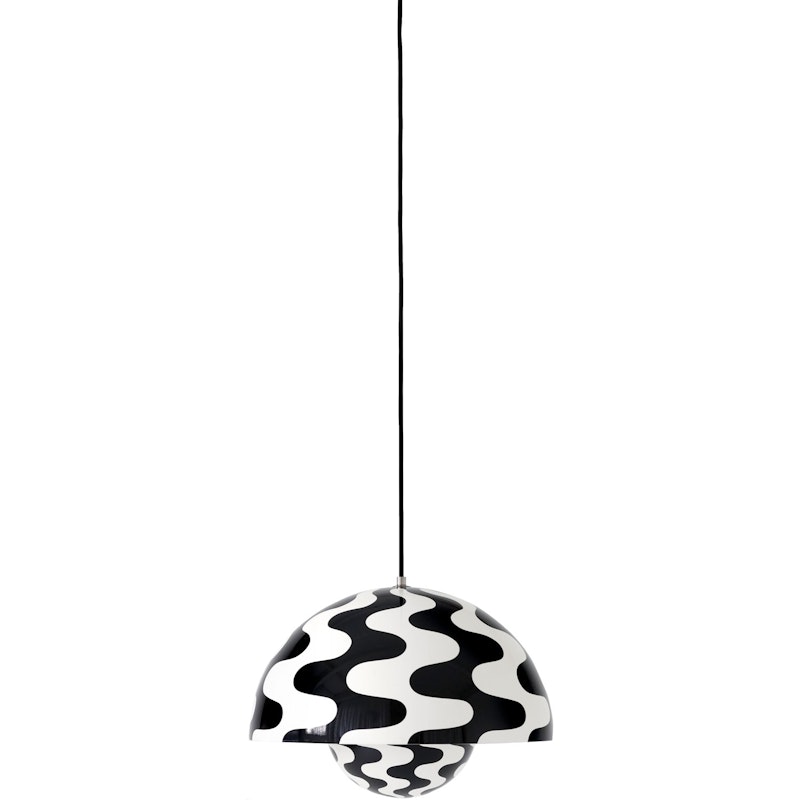 Flowerpot VP7 Riippuvalaisin, Black/White