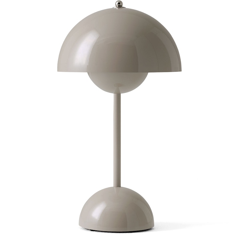 Flowerpot VP9 Pöytävalaisin Kannettava, Grey Beige