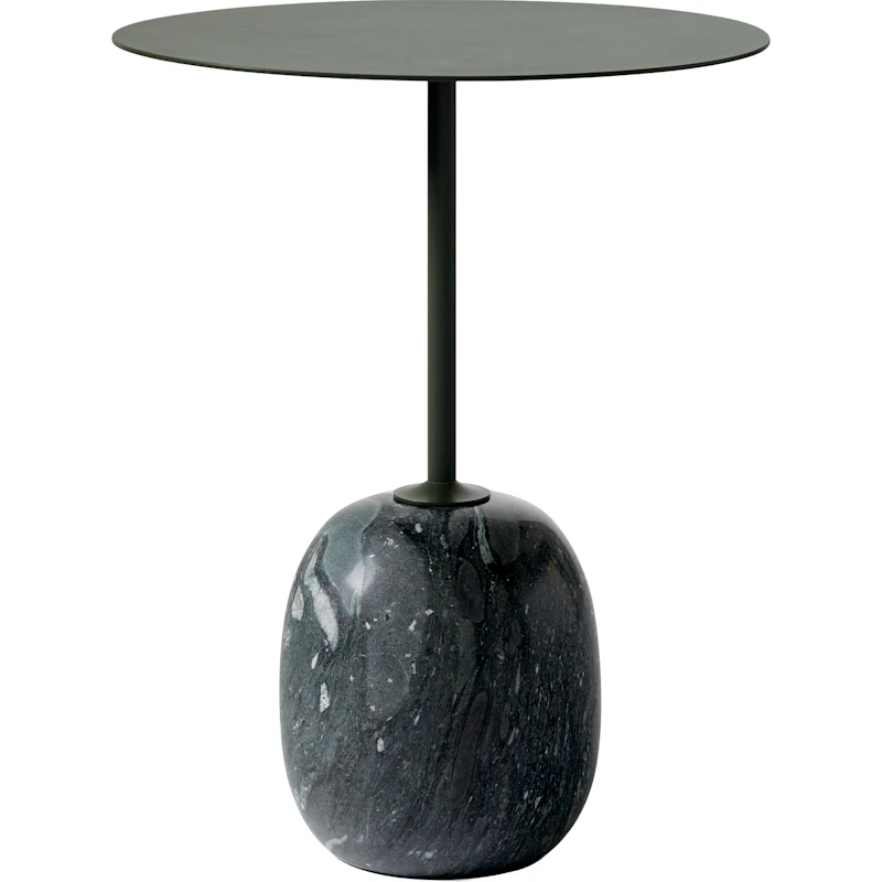 Lato LN8 Pöytä 40 cm, Deep Green / Verde Grigio Marble