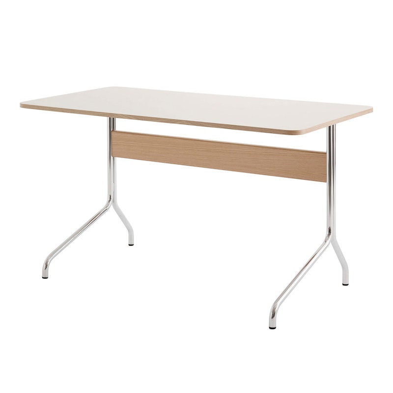 Pavilion AV16 Pöytä, Mushroom / Oak / Chrome Legs
