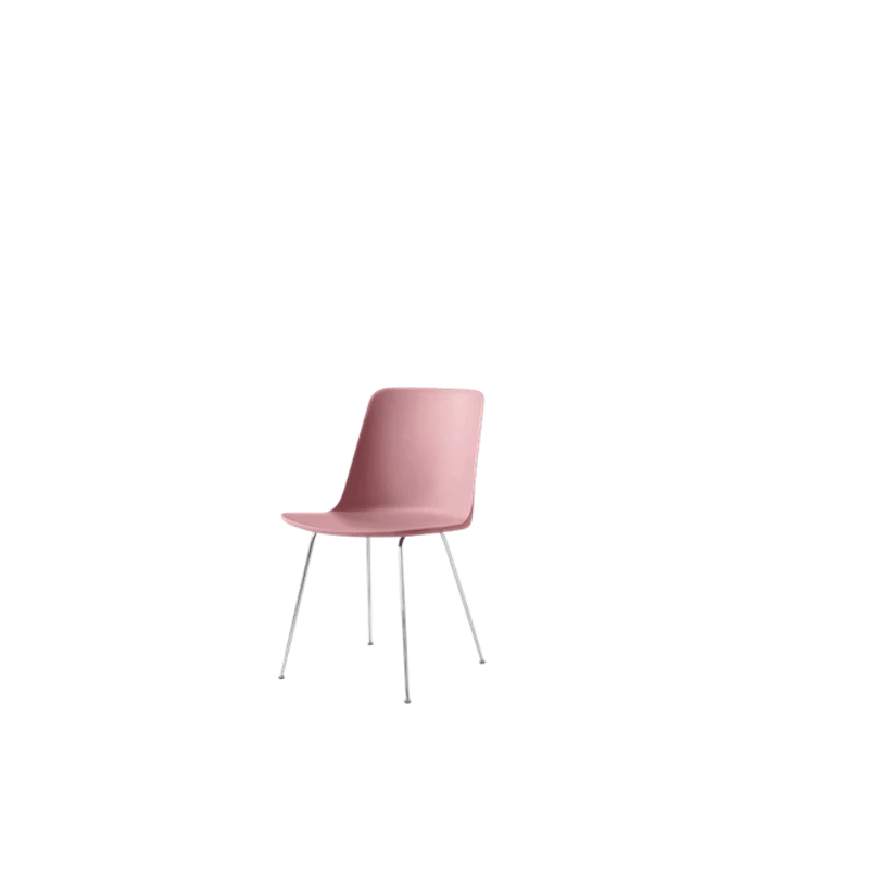 Rely HW6 Ruokatuoli Ilman Käsinojia Soft Pink/Kromi