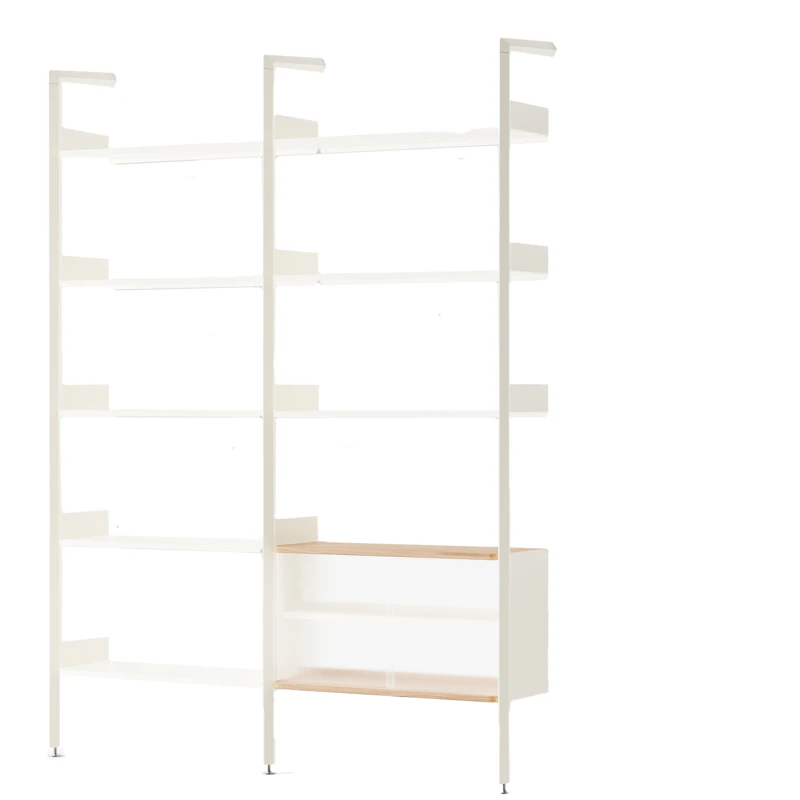 Rombe IF1/IF6 Hyllyjärjestelmä Config C, Alabaster